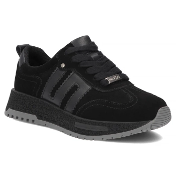 Skórzane sneakersy Filippo DP7980/26 BK czarne