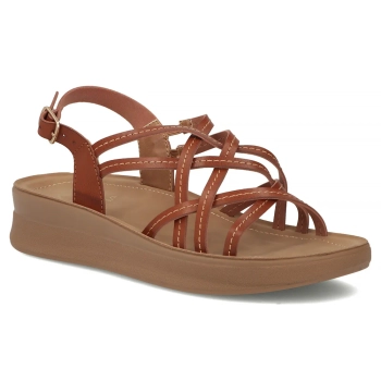 Sandały na platformie Filippo DS7905/26 BR brązowe