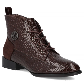 Botki Filippo DBT4824/25 BR brązowe
