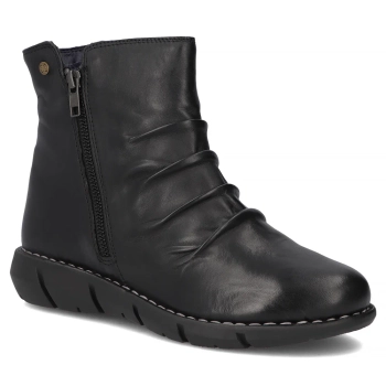 Skórzane botki Maciejka P7232-01/00-7 czarne