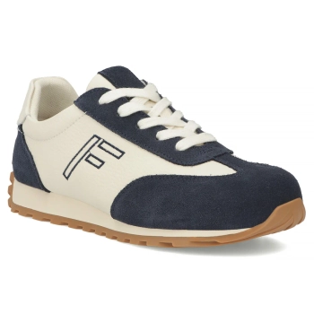 Skórzane sneakersy Filippo DP7724/26 WH NV biało-granatowe