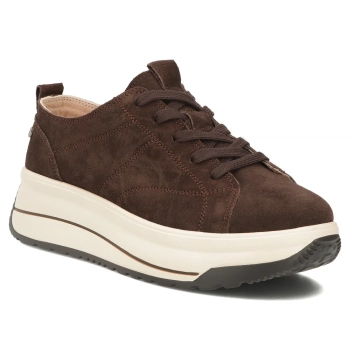 Skórzane sneakersy Filippo DP7959/26 D BR brązowe