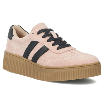 Skórzane sneakersy Filippo DP6776/26 PI NV różowe