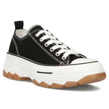 Trampki Filippo DTN7092/25 BK czarne