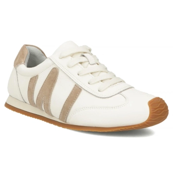 Skórzane sneakersy Filippo DP7963/26 WH białe