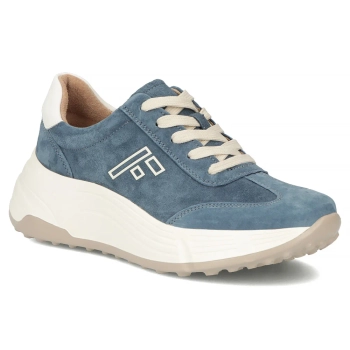 Skórzane sneakersy Filippo DP7496/26 NV granatowe