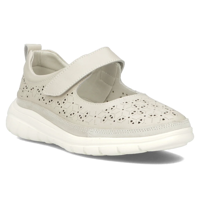 Skórzane półbuty na platformie Filippo DP6073/24 BE beżowe