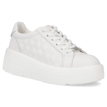 Skórzane sneakersy Filippo DP7285/25 WH białe