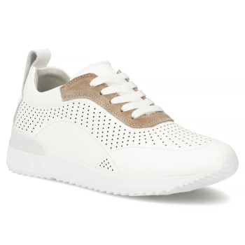 Skórzane sneakersy Filippo DP7622/26 WH białe