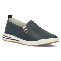 Skórzane półbuty Filippo DP3510/24 NV granatowe