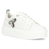 Skórzane sneakersy Filippo DP6042/24 WH białe