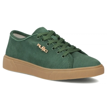 Skórzane sneakersy Filippo DP7666/26 GE zielone