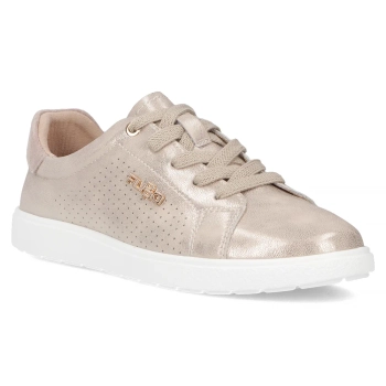 Skórzane sneakersy Filippo DP6738/25 GO złote