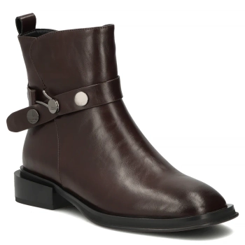 Skórzane botki Filippo DBT8152/26 D BR brązowe