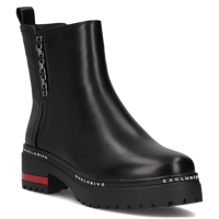 Botki na platformie Filippo DBT6626/24 BK czarne