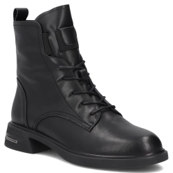 Skórzane botki Filippo DBT8129/26 BK czarne