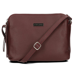 Torebka Toscanio Listonoszka Skórzana A242 bordo