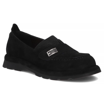 Skórzane półbuty Filippo DP7947/26 BK czarne