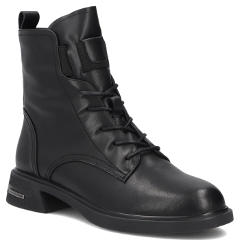 Skórzane botki Filippo DBT8129/26 BK czarne