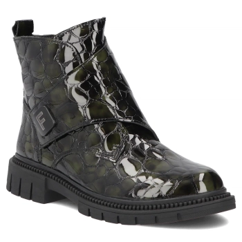 Skórzane botki Filippo DBT7991/26 GE zielone