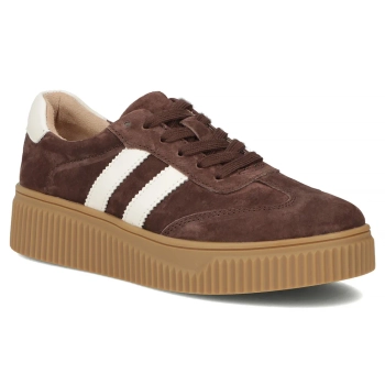 Skórzane sneakersy Filippo DP6776/26 D BR brązowe