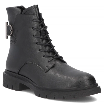 Skórzane botki Filippo DBT8018/26 BK czarne