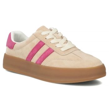 Skórzane sneakersy Filippo DP6764/25 BE FH beżowe