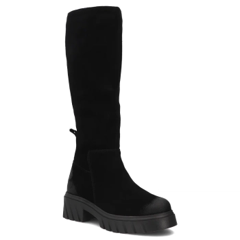 Skórzane kozaki Filippo DKZ8228/26 BK czarne