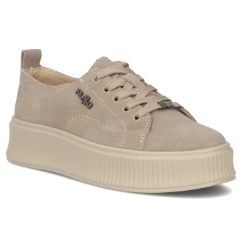 Skórzane sneakersy Filippo DP6122/26 TP taupe