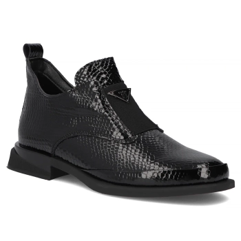 Skórzane botki Filippo DBT6425/26 BK czarne