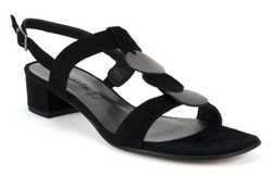 Sandały Tamaris 1-28236-30 085 Blk Suede Blk