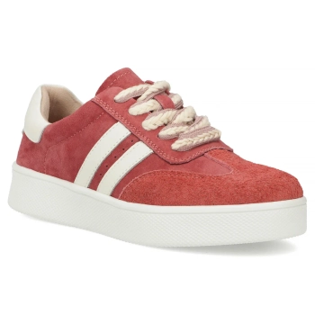 Skórzane sneakersy Filippo DP7512/26 BG bordowe