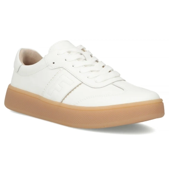 Skórzane sneakersy Filippo DP7543/26 WH białe