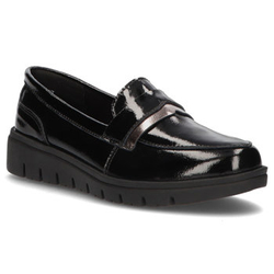 Skórzane półbuty Filippo DP3205/21 BK czarne