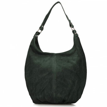 Torebka Toscanio Hobo Zamszowa A284 zielona
