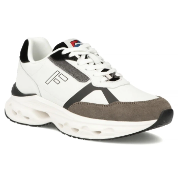 Skórzane sneakersy Filippo MSP7833/26 WH GR białe