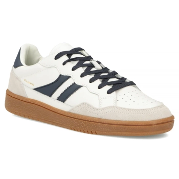 Skórzane sneakersy Filippo MP7794/26 WH białe