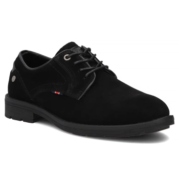 Skórzane półbuty Filippo MP8317/26 BK czarne