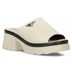 Skórzane klapki Filippo DK4616/23 BE beżowe