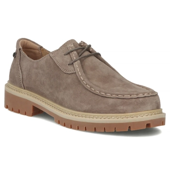 Skórzane półbuty Filippo DP7497/26 TP taupe