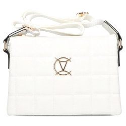 Biała torebka velluto