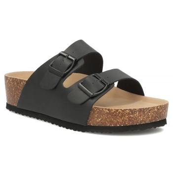 Skórzane klapki Filippo DK7885/26 BK czarne 