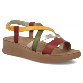 Sandały na platformie Filippo DS7904/26 BR brązowe