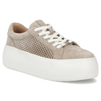 Skórzane sneakersy Filippo DP7520/26 BE beżowe