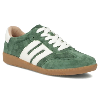 Skórzane sneakersy Filippo DP7492/25 GE zielone