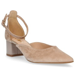 Czółenka Filippo F272 Beż Zamsz