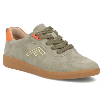 Skórzane sneakersy Filippo DP7510/26 GE zielone