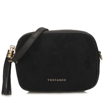 Skórzana torebka Toscanio G88 czarna
