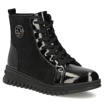 Skórzane botki Filippo DBT8073/26 BK L czarne