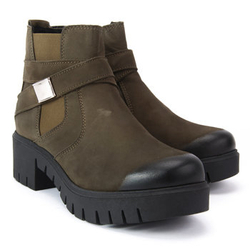 Botki Filippo 289 Oliwka Nubuk
